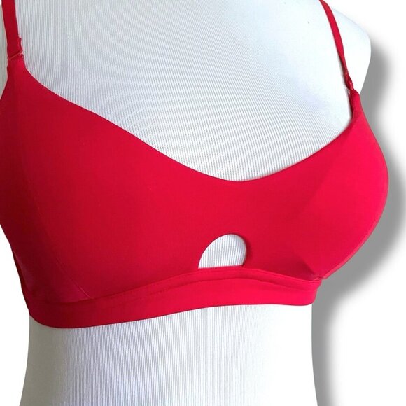 Neiwai 32A Bra Ruby Red Pure Comfort Soft Modal Triangle Wireless Multiway Strap - Picture 4 of 8